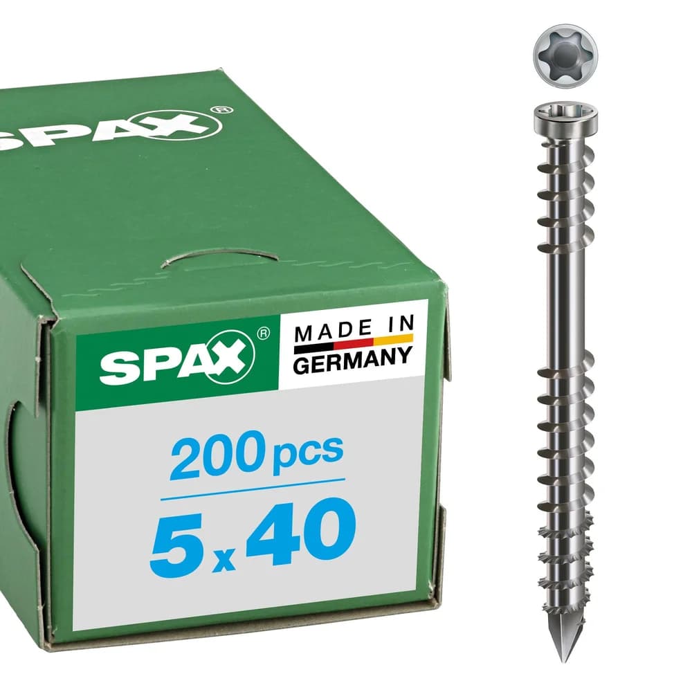 SPAX® Terrassenschrauben T25 A2 5x40 200 St.