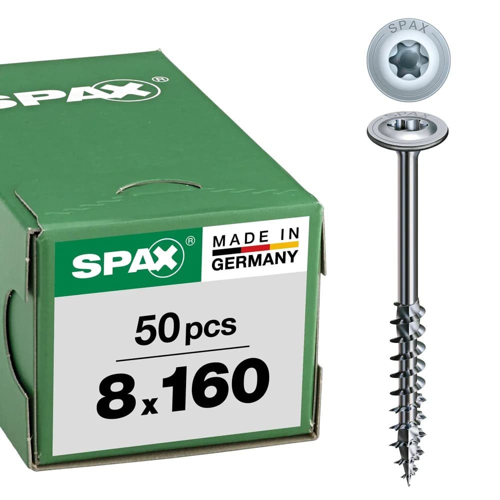 SPAX® Holzbauschrauben T40 8x160 50 St.
