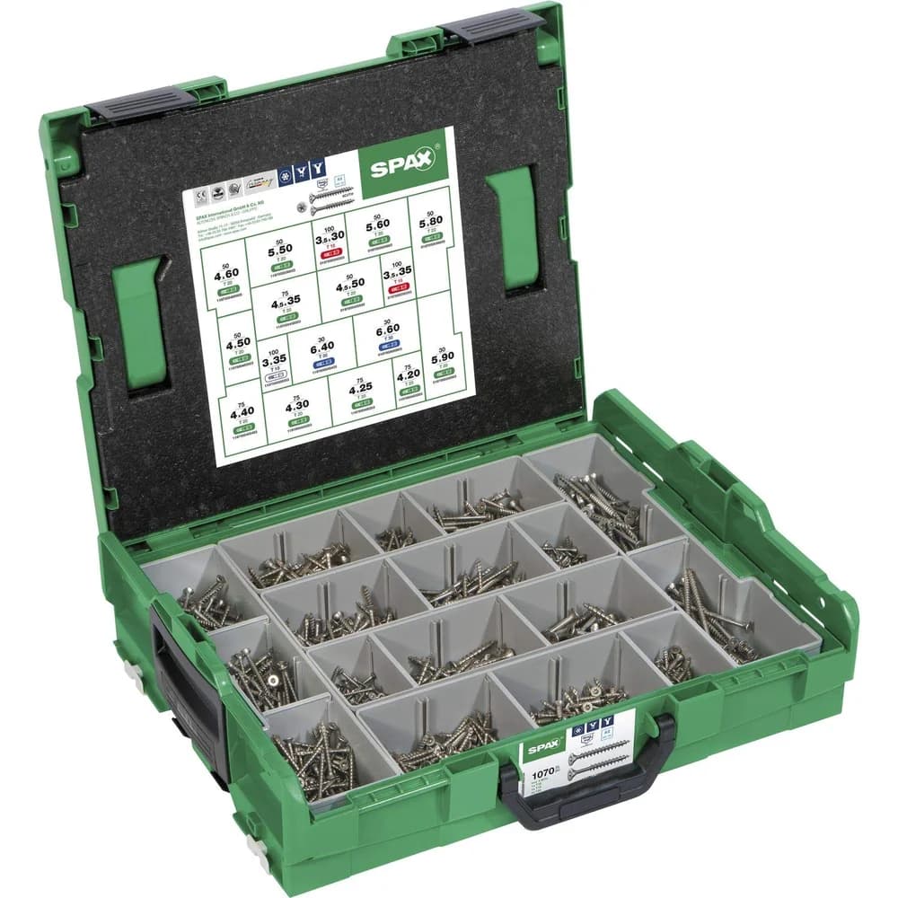Spax Montagekoffer L-BOXX 10 70 Stück A2
