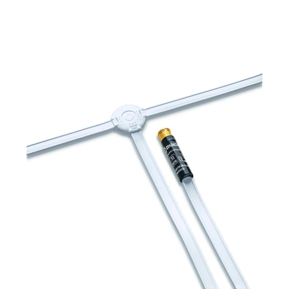 OEHLBACH DAB+/FM Antenne mit 75 Ohm Quick F-Stecker D1C17224 Innenantenne weiß