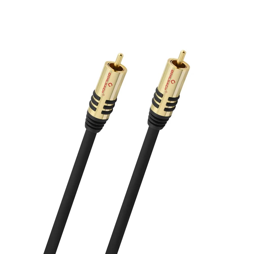 Oehlbach NF Sub Cinch Subwoofer Kabel 3m Schwarz