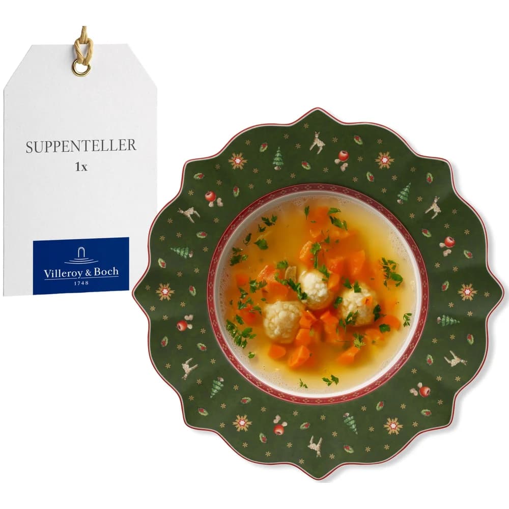 Villeroy & Boch Suppenteller grün