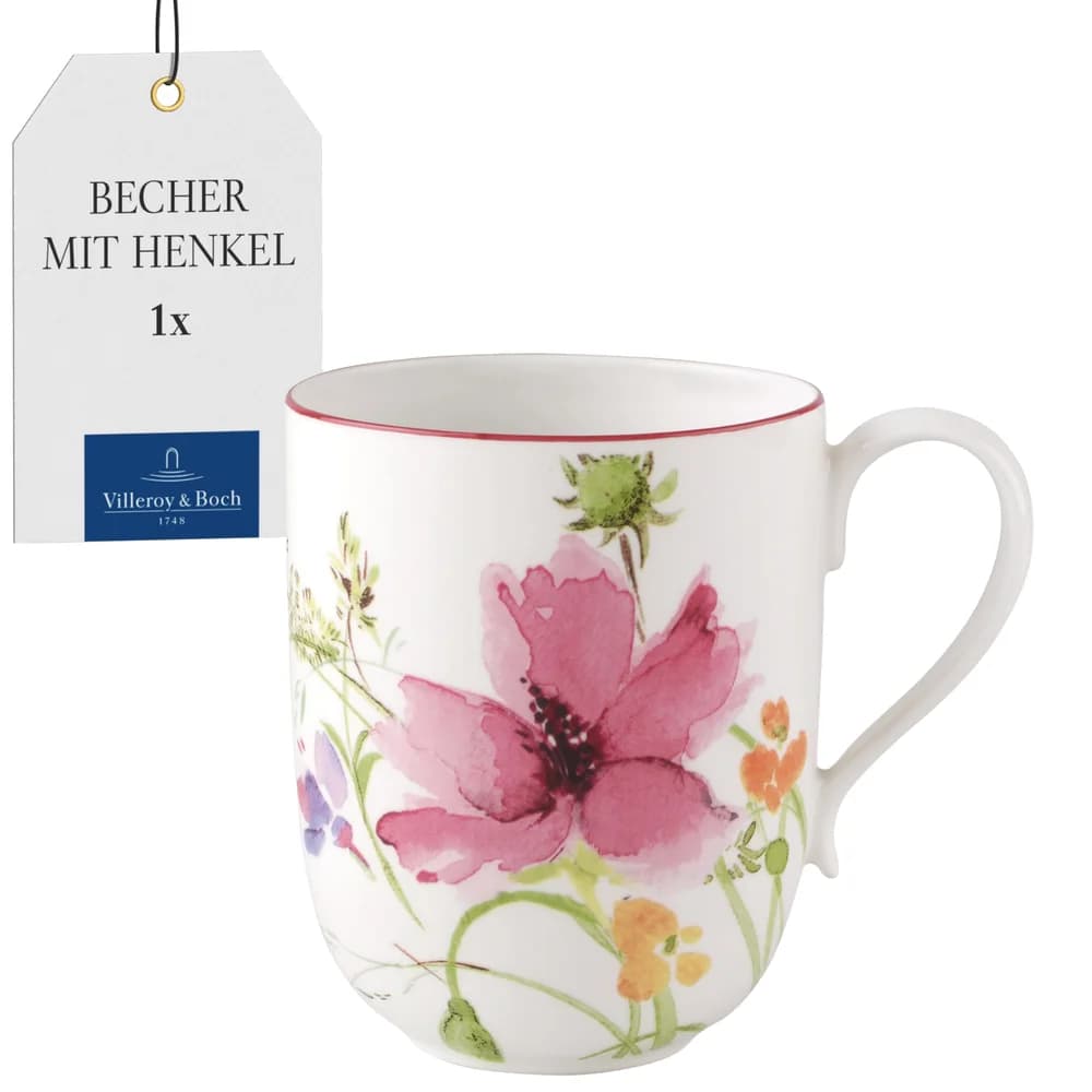 Villeroy & Boch Mariefleur Basic Latte Macchiato Becher oval 450ml