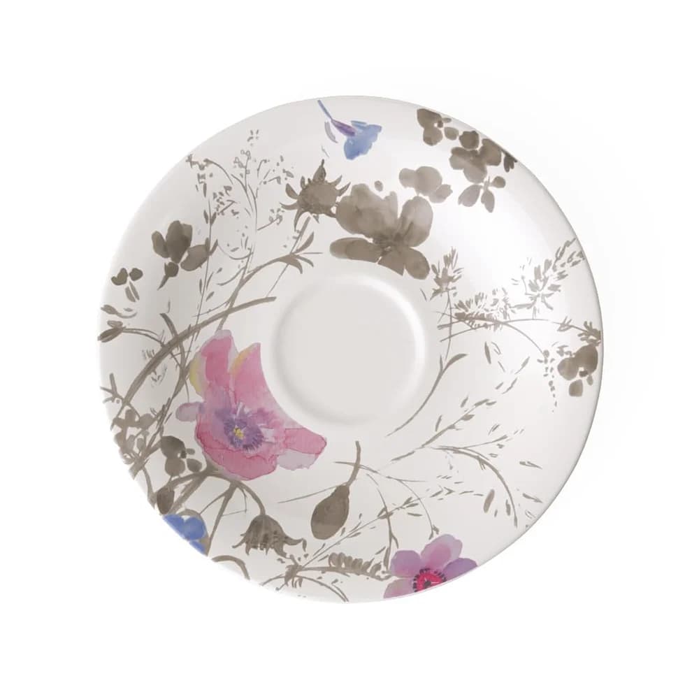 Villeroy & Boch Mariefleur Gris Basic Frühstücksuntertasse / Cappucinountertasse 19cm