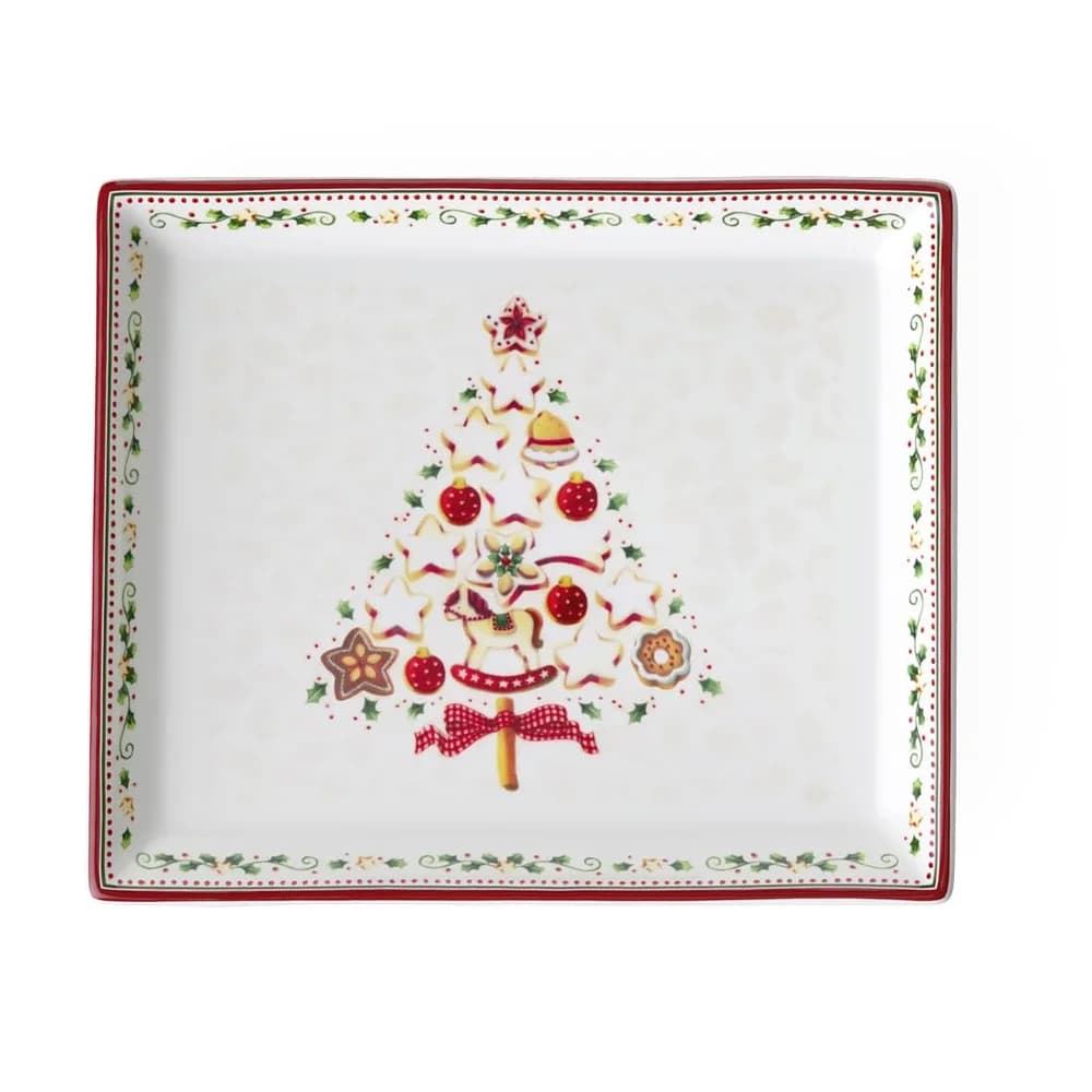 Villeroy & Boch Winter Bakery Delight Gebäckplatte rechteckig klein 27x22,5cm