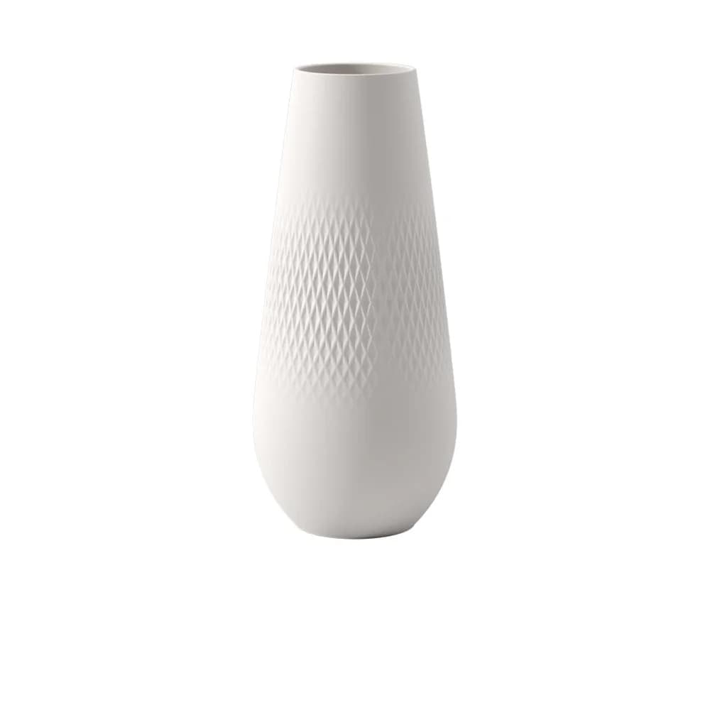 Villeroy & Boch Manufacture Collier blanc Vase Carré hoch 11,5x11,5x26cm