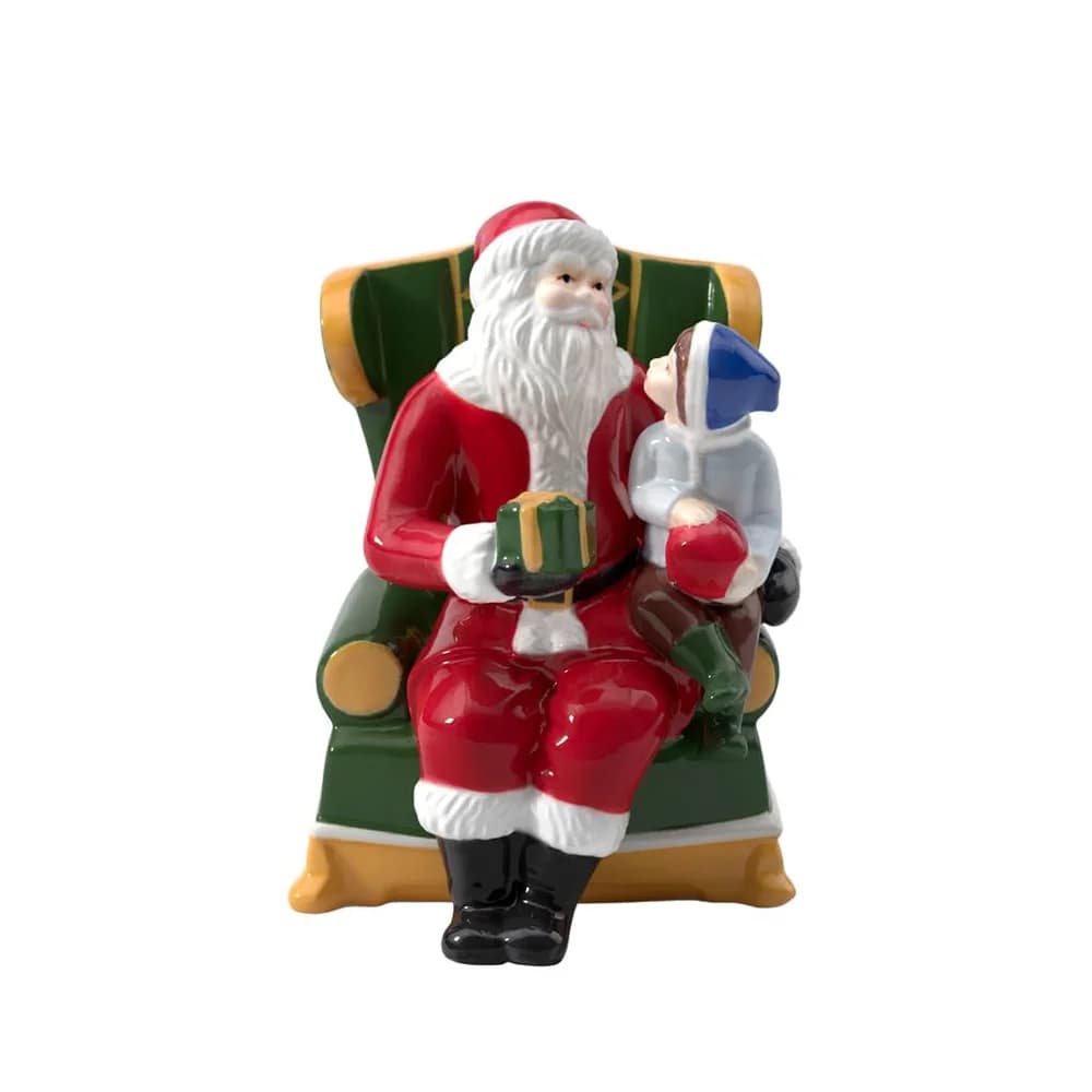 Villeroy & Boch Christmas Toys Santa auf Sessel