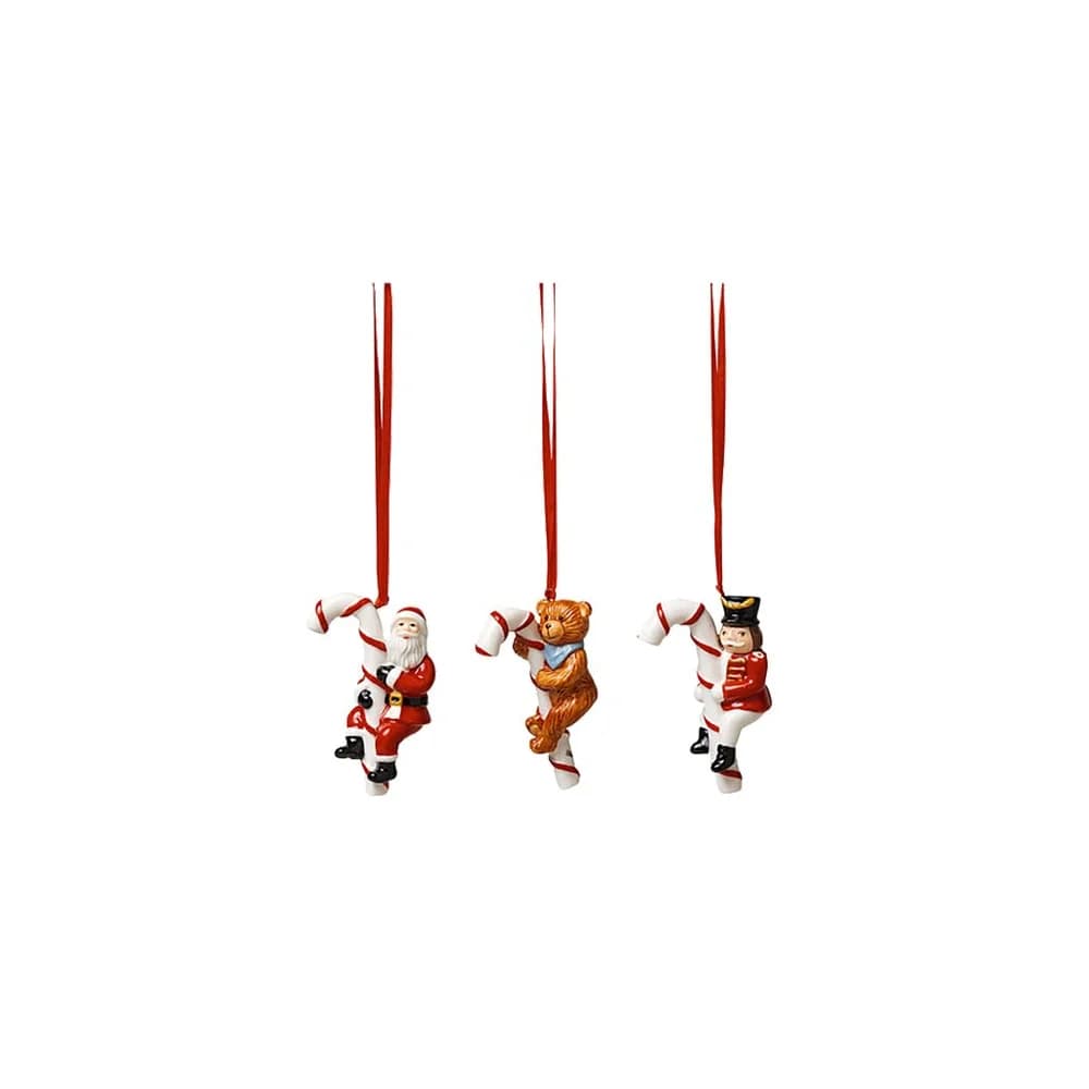 Villeroy & Boch Nostalgic Ornaments: Ornamente Zuckerstange Set 3tlg.