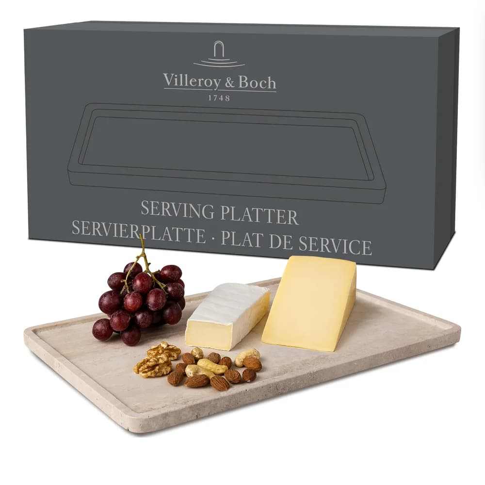 Villeroy & Boch Manufacture Travertine Servierplatte 40,5x28,2cm