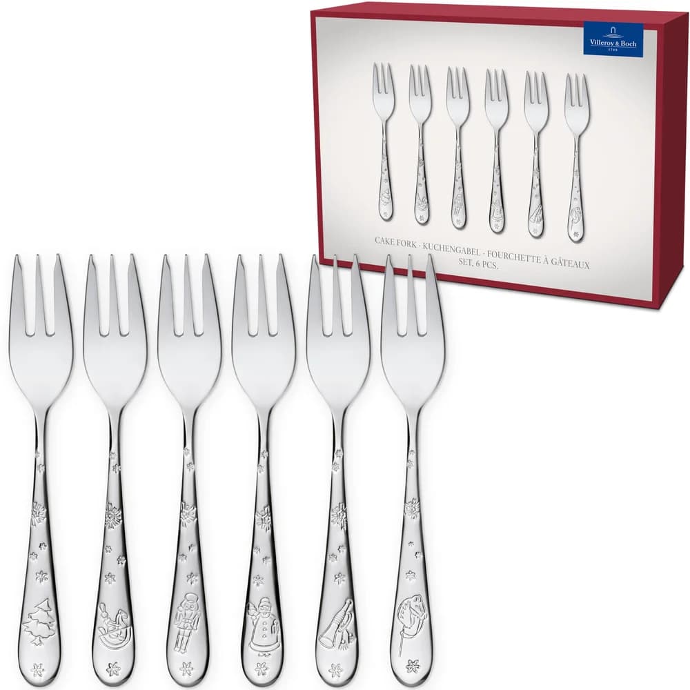 Villeroy & Boch Toy's Delight Kuchengabel 6er Set