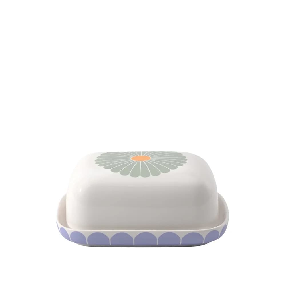 Villeroy & Boch Butterdose Fleur couleur Butterdose 15cm, Porzellan bunt