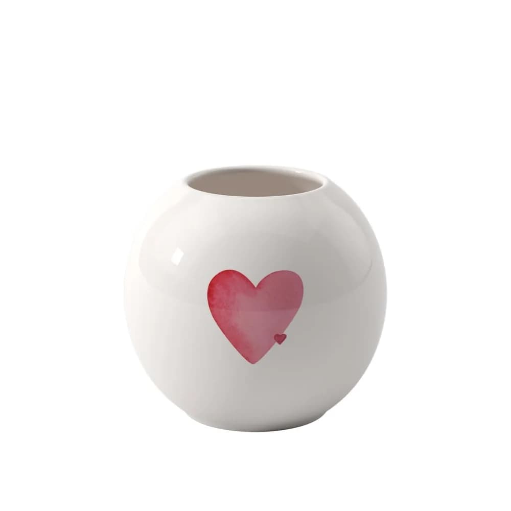 like. by Villeroy & Boch Dekovase With Love Vase Small 13x13x11,5cm (1 St) weiß