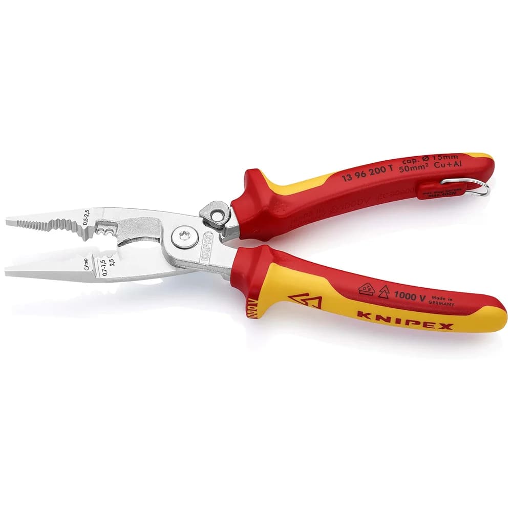Knipex-Werk VDE Elektro-Inst.-Zange 13 96 200 T