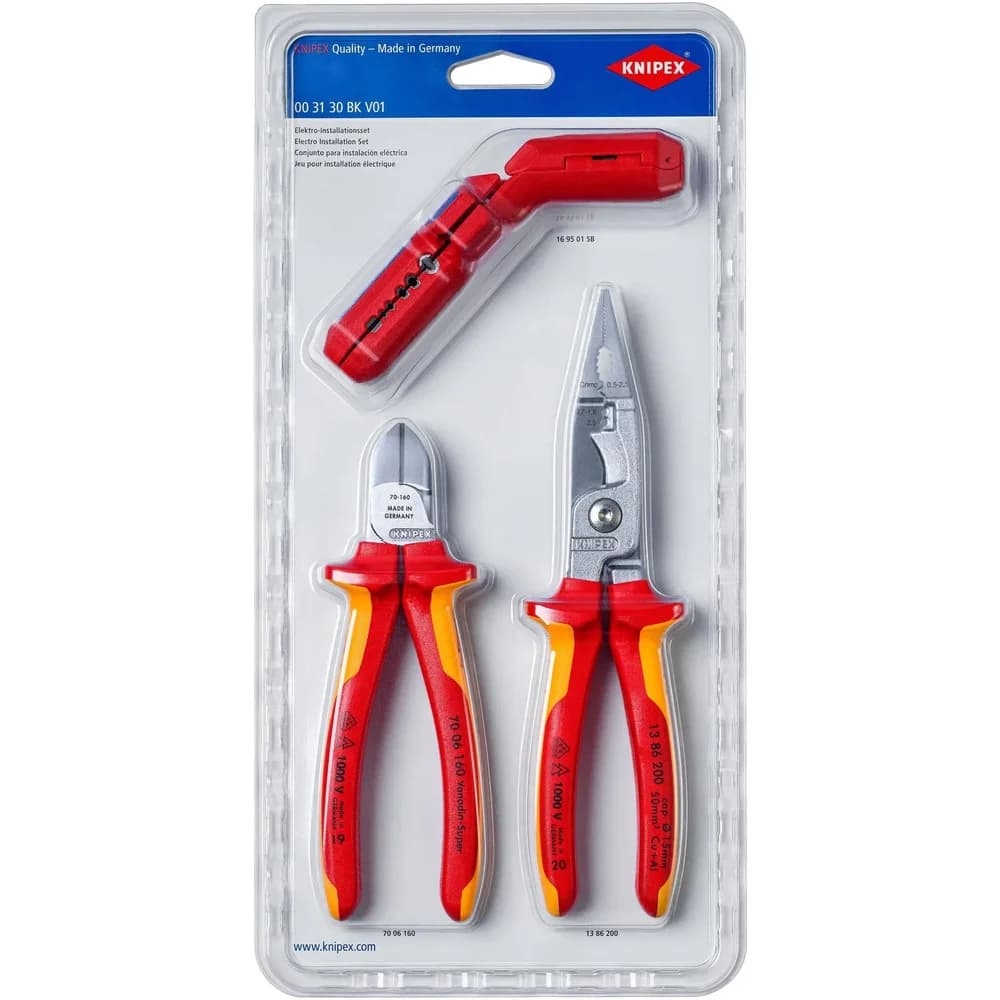 KNIPEX Zangen Set 340mm VDE 00 31 30 BK V01