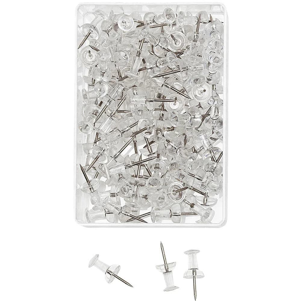 WEDO Stecknadeln Metall Transparent 100 Stück