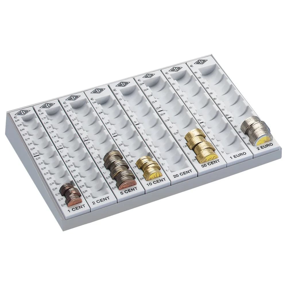 WEDO Geldkassette 160 780037 Bargeldaufbewahrungsbox Metall Hellgrau