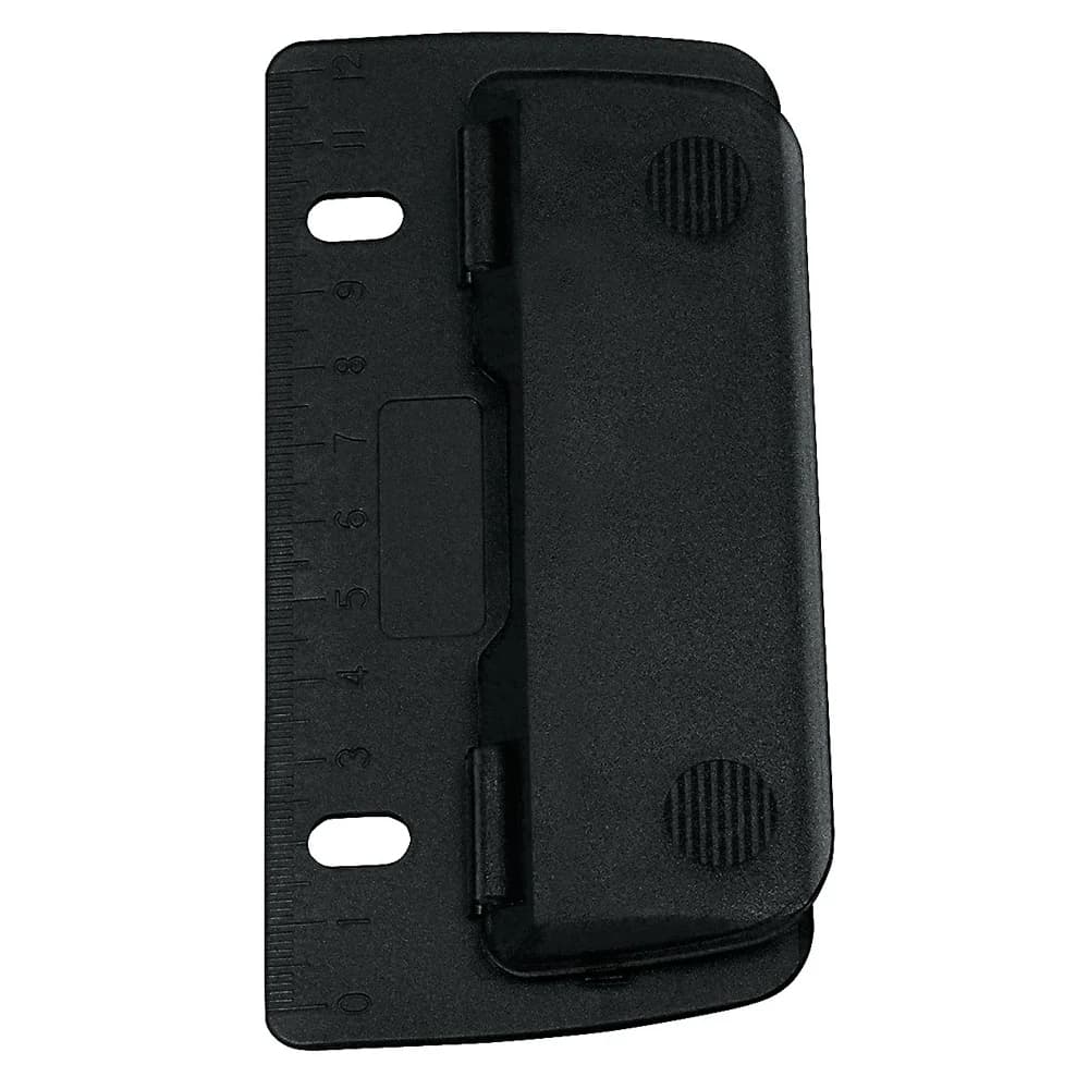 WEDO 2 Löcher Taschenlocher Metall 3 Blatt 67801 Schwarz