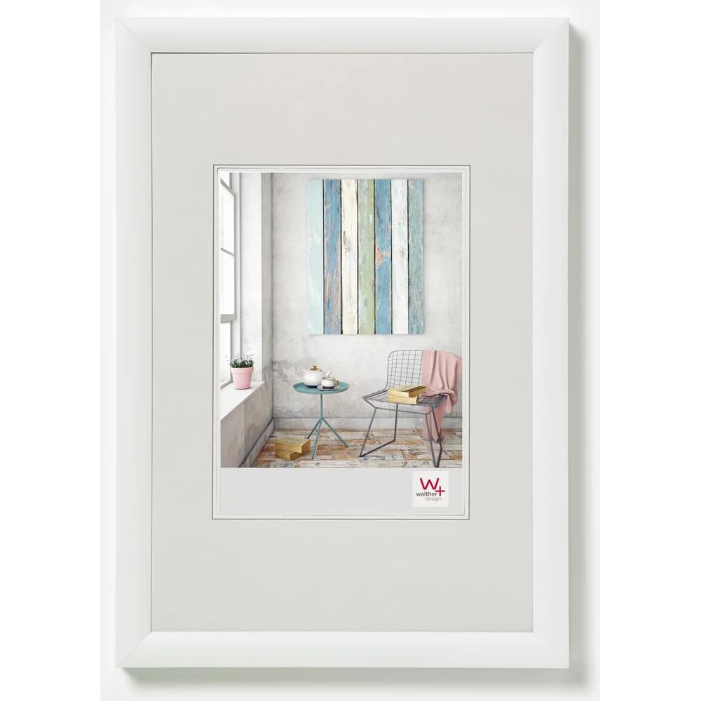 Walther Design Bilderrahmen Trendstyle weiß 40x50 cm