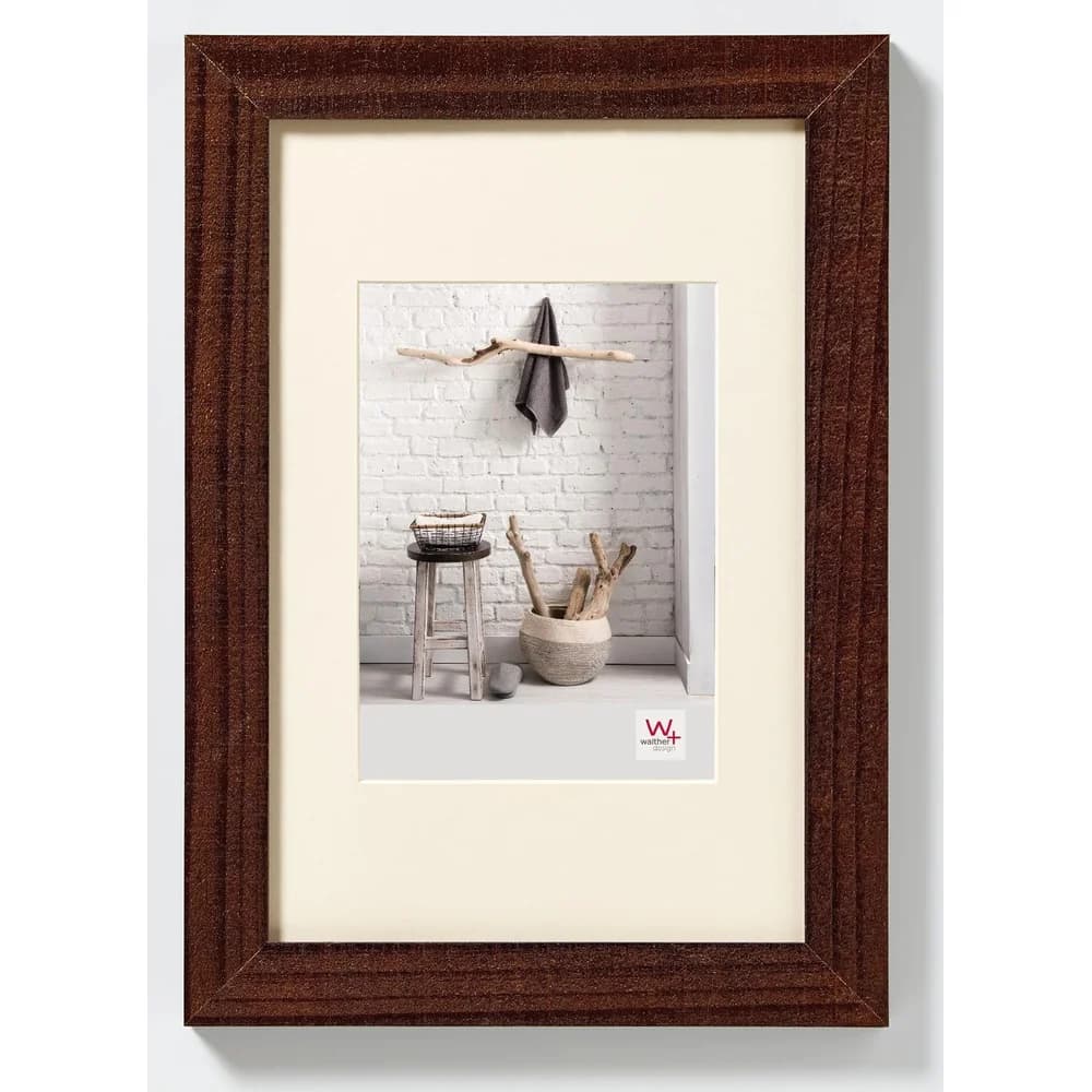Walther Design Bilderrahmen Holzrahmen Home braun 30x40