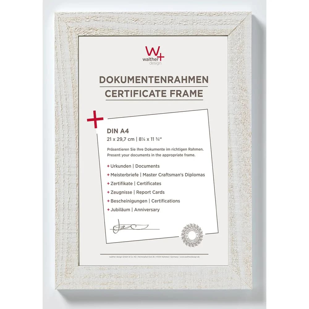 Walther Home DIN A4 21x29,7 Holz polarweiß HO130V
