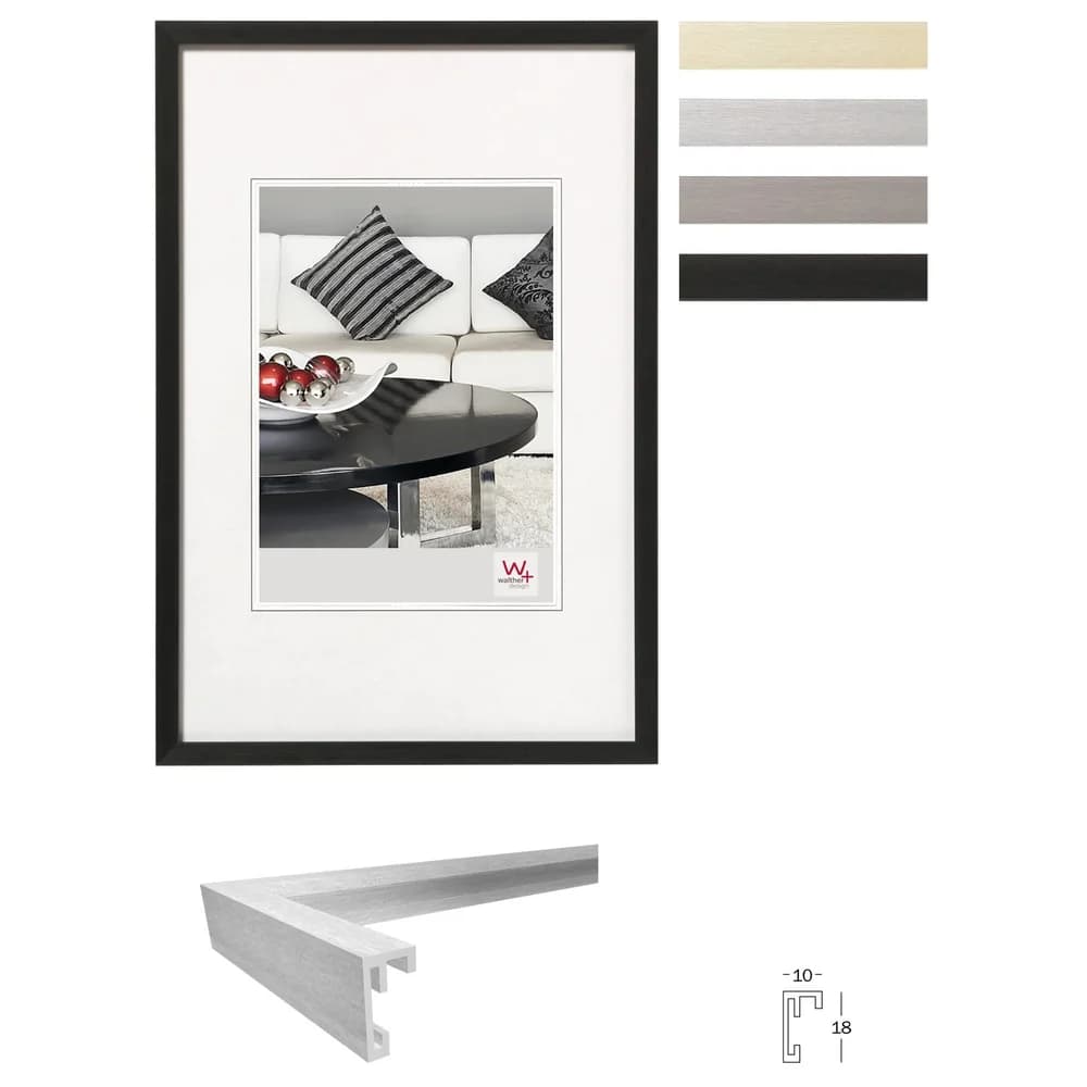 Walther Chair 20x30 Aluminium silber AJ030S