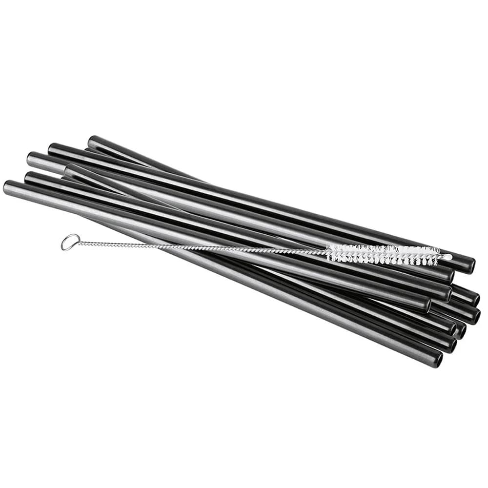 APS Trinkhalme/Strohhalme 11er SetØ 8 mm, Länge: 21,5 cm