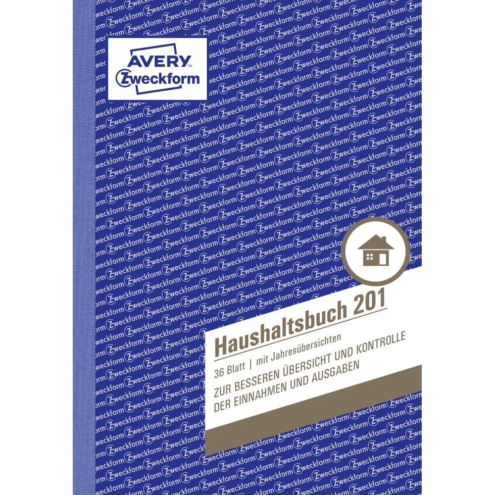 Avery Zweckform Formularbuch Haushaltsbuch A5 36 Blatt
