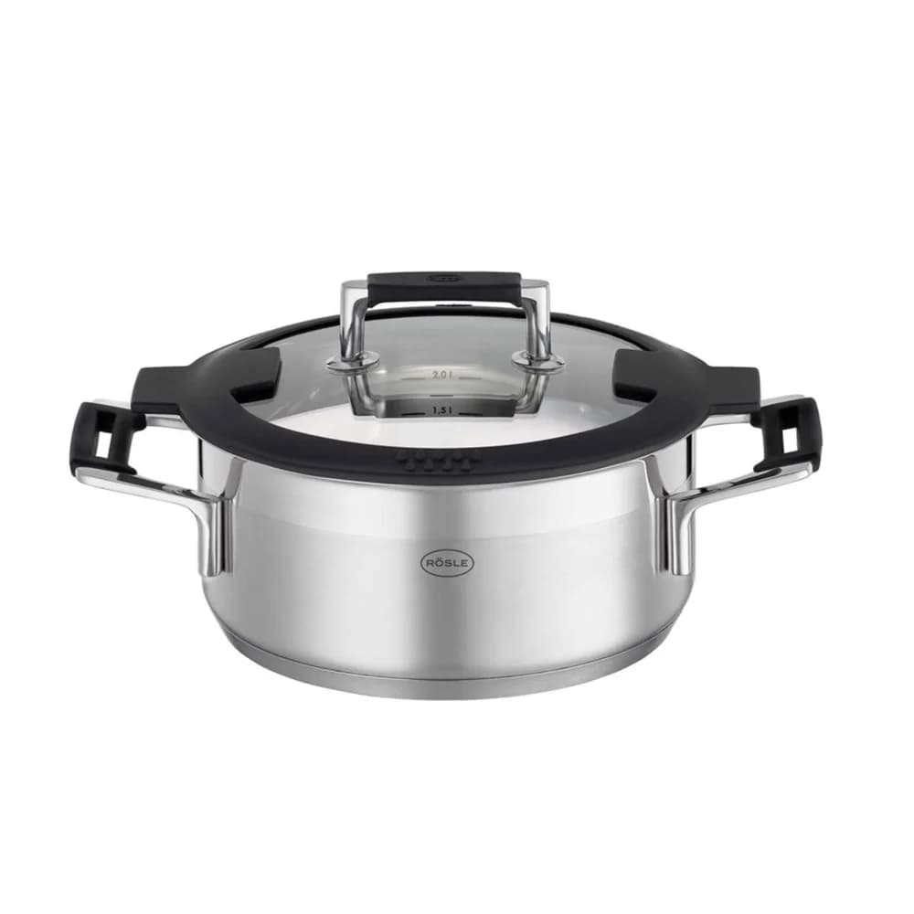 Rösle - Silence Pro Bratentopf Ø 20 cm - Silber