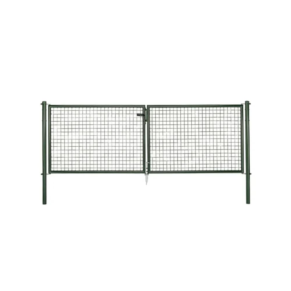 Alberts® Wellengitter-Doppeltor Breite 2988 mm, grün, Höhe 1250 mm