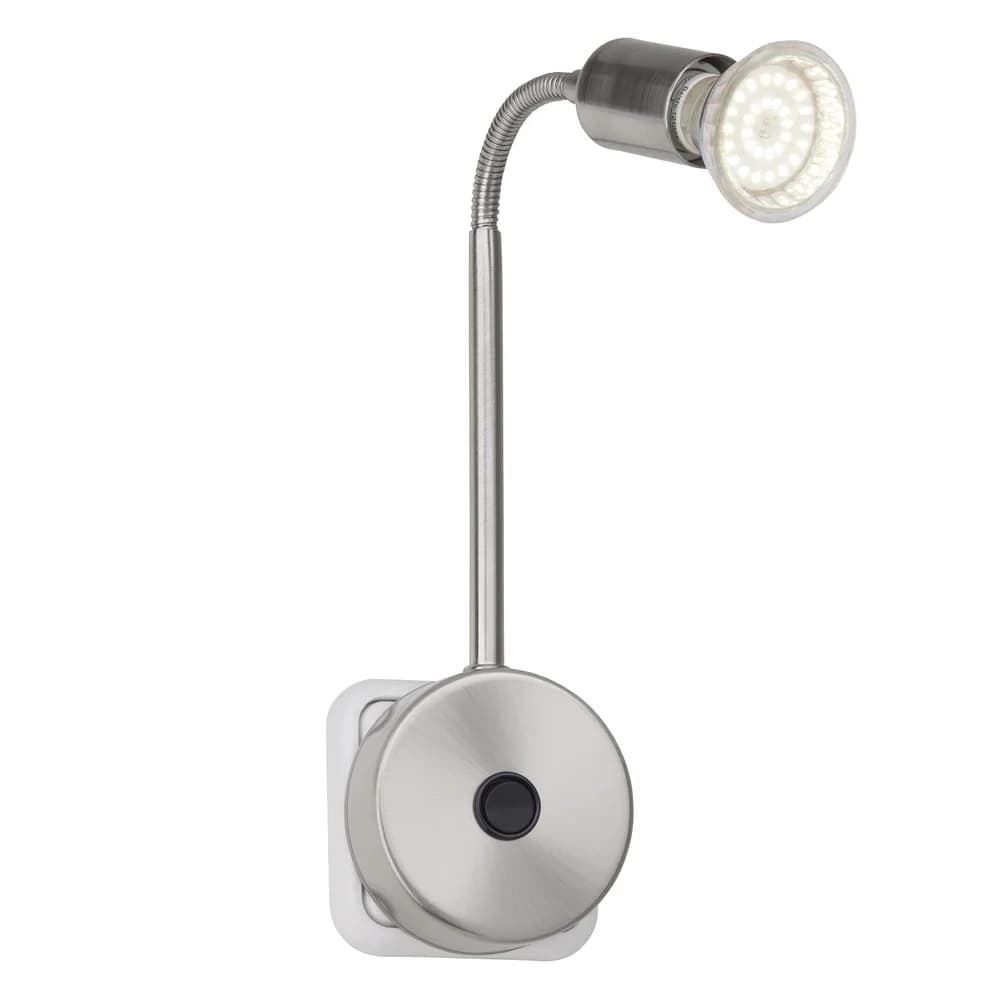 BRILLIANT LOONA LED Steckerspot 37 cm Metall Eisen, G28842/13