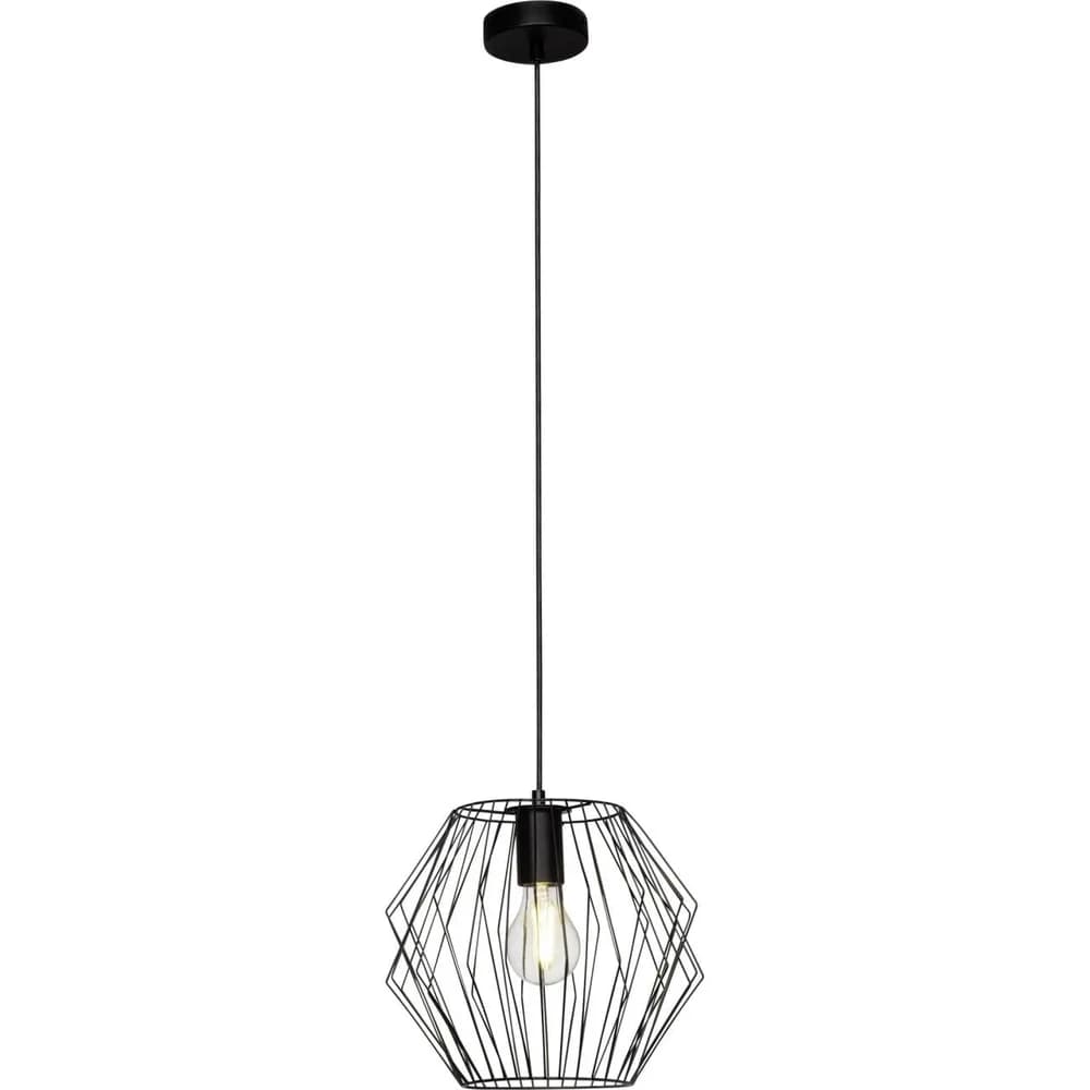Brilliant Noris Pendelleuchte 28cm schwarz