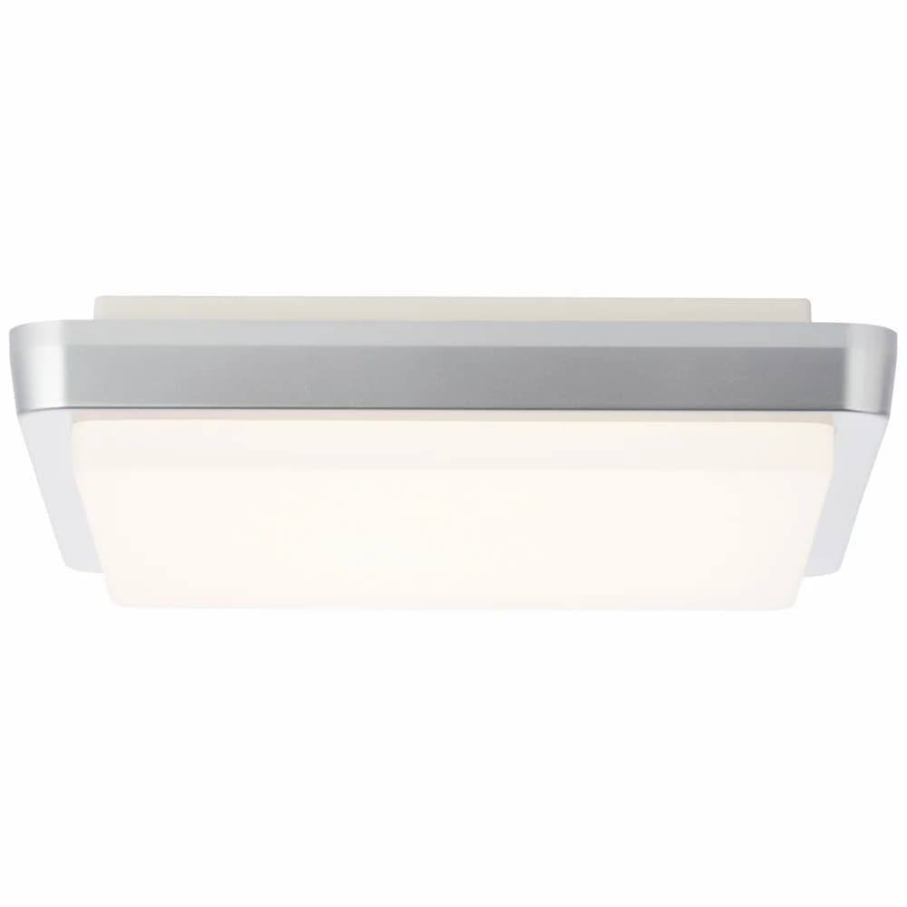 Brilliant LED Außenwand/Deckenleuchte silber 12W 900lm 3000K Warmweiß IP65