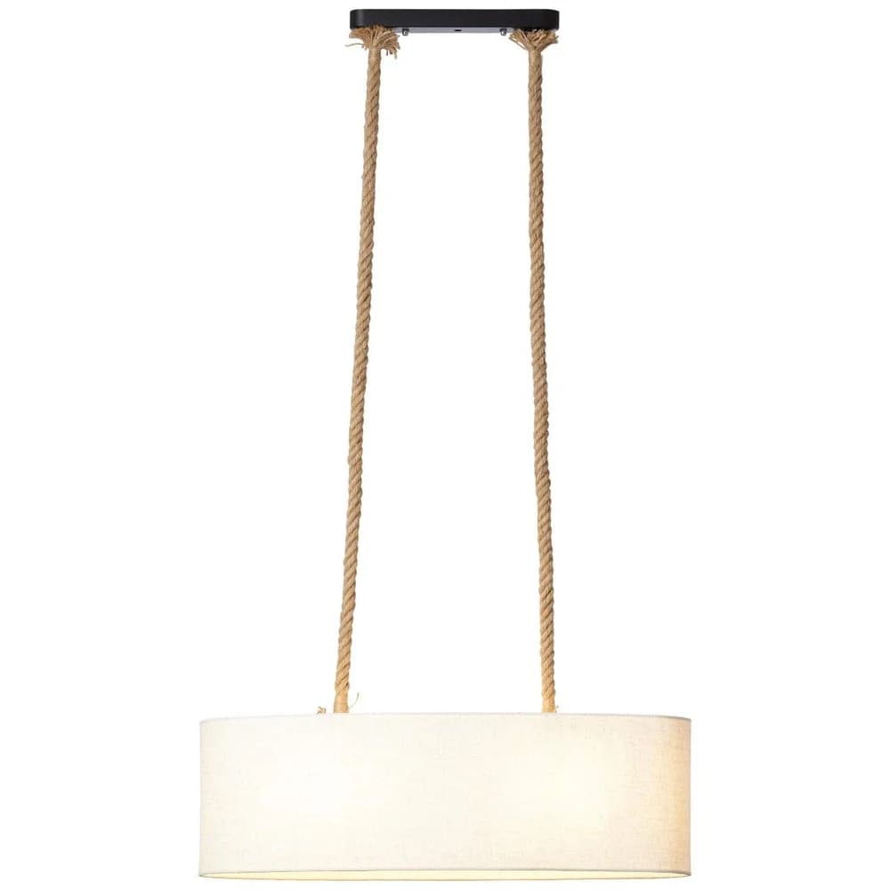 Brilliant Pendelleuchte Sailor natur weiß E27 max. 40W