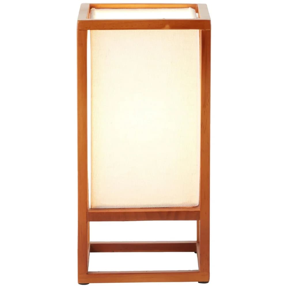 Brilliant Tischleuchte Seaside natur weiß Holz Textil E14 max. 40W