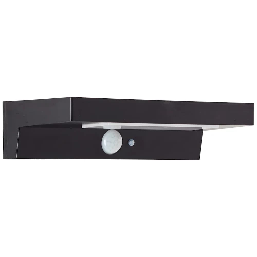 Brilliant LED Außen-Wandleuchte Barker LED Außenwandleuchte , Solar , 21 cm , 430 lm , 4000 K , schwarz