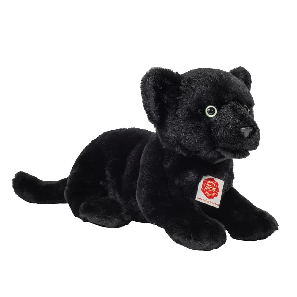 Teddy-Hermann - Kuscheltier Panther Baby sitzend 30 cm