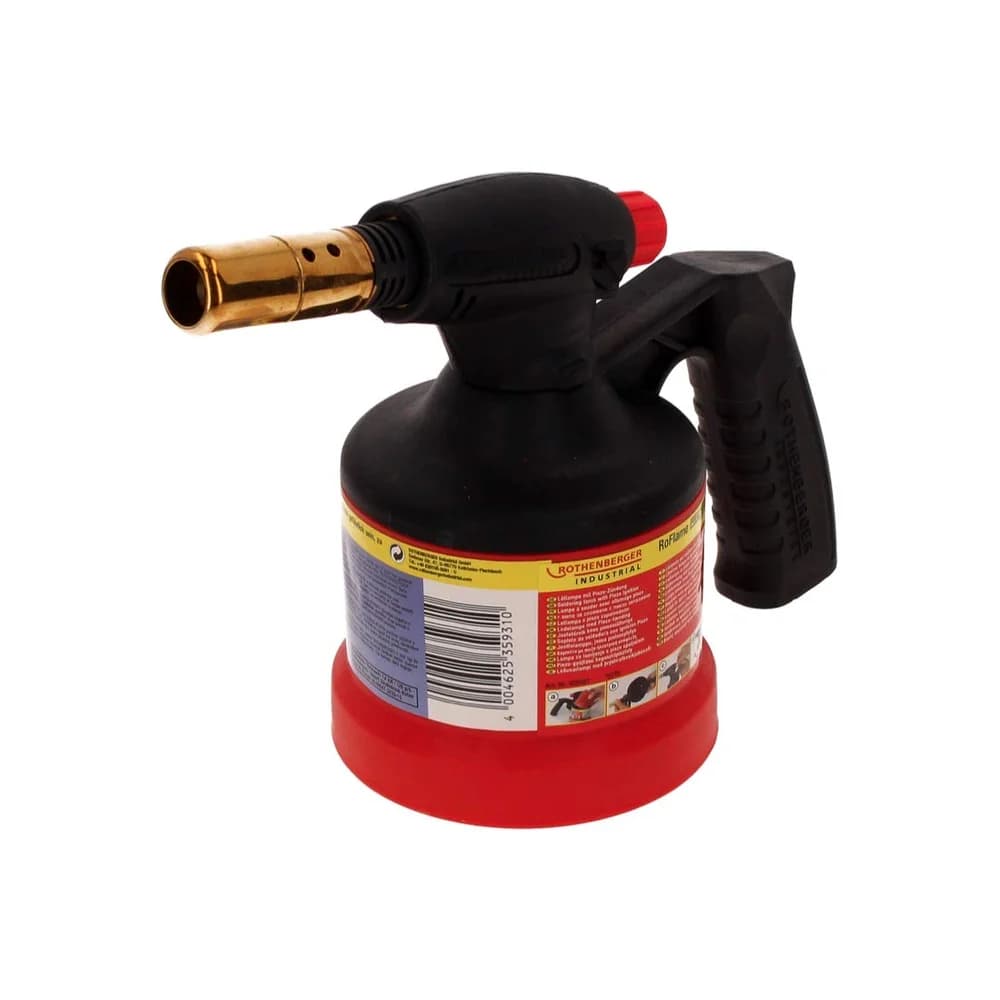 Rothenberger Lötkolben Rothenberger Lötlampe 1800°C mit Piezo Zündung rot