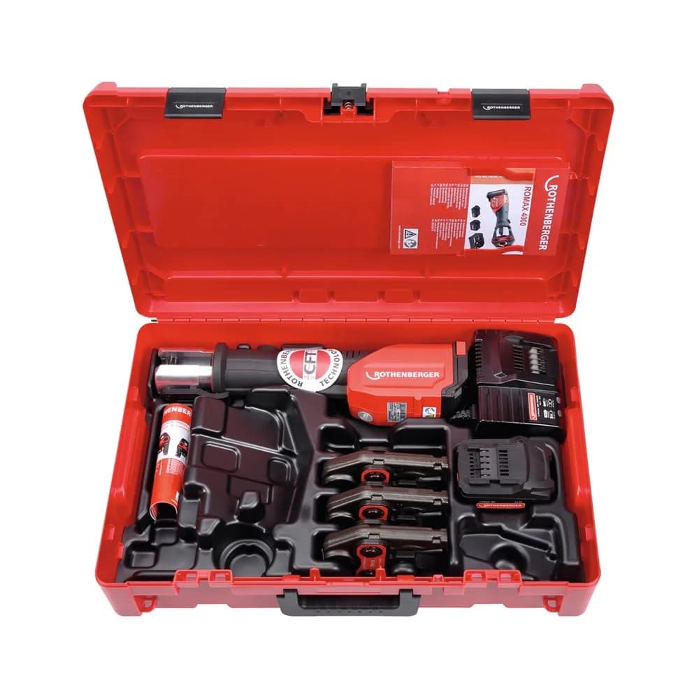 Rothenberger ROMAX 4000 Pressbacken-Set TH 16-20-26 mm, 1x4 Ah, EU