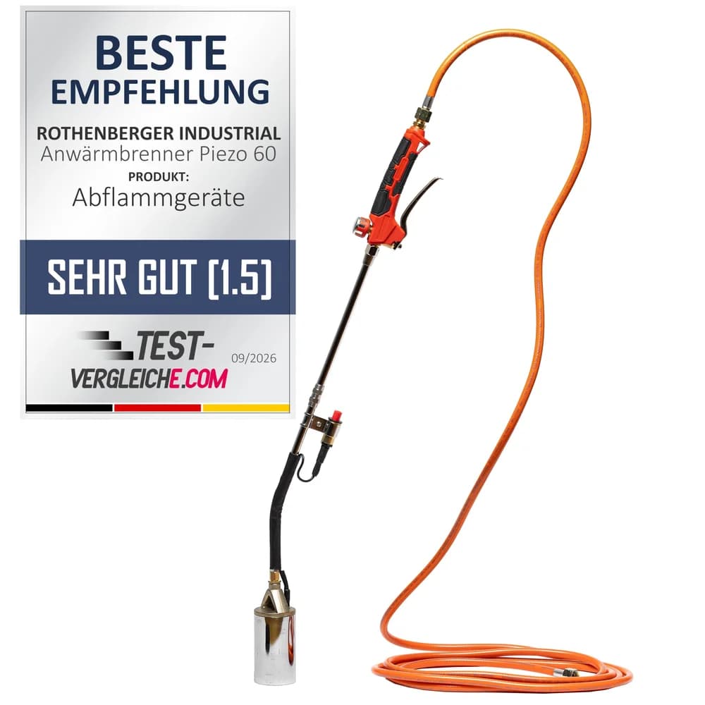 Rothenberger Industrial 2-teiliger Anwärmbrenner Piezo 60