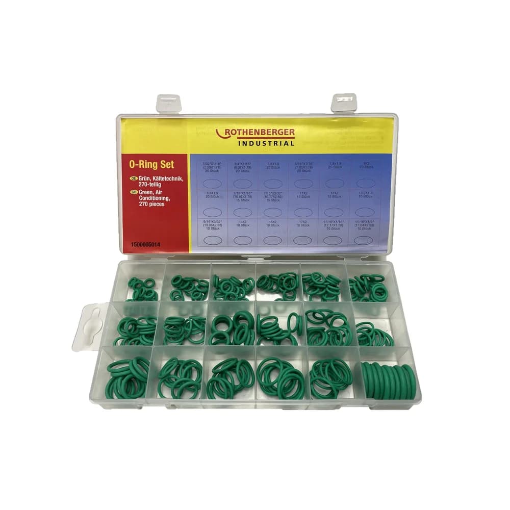 Rothenberger Industrial O-Ring Set - Kältetechnik 270-teilig