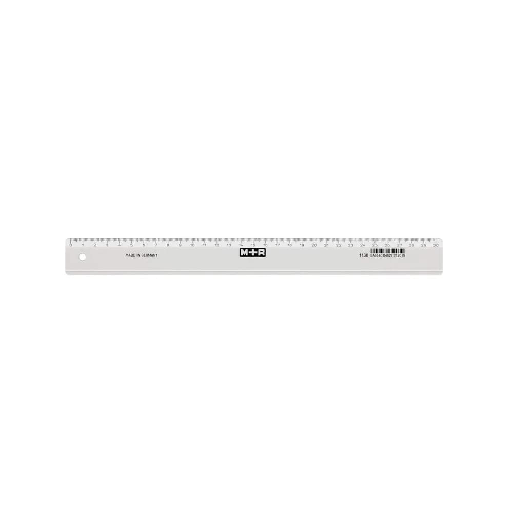 Lineal PS 30cm transparent