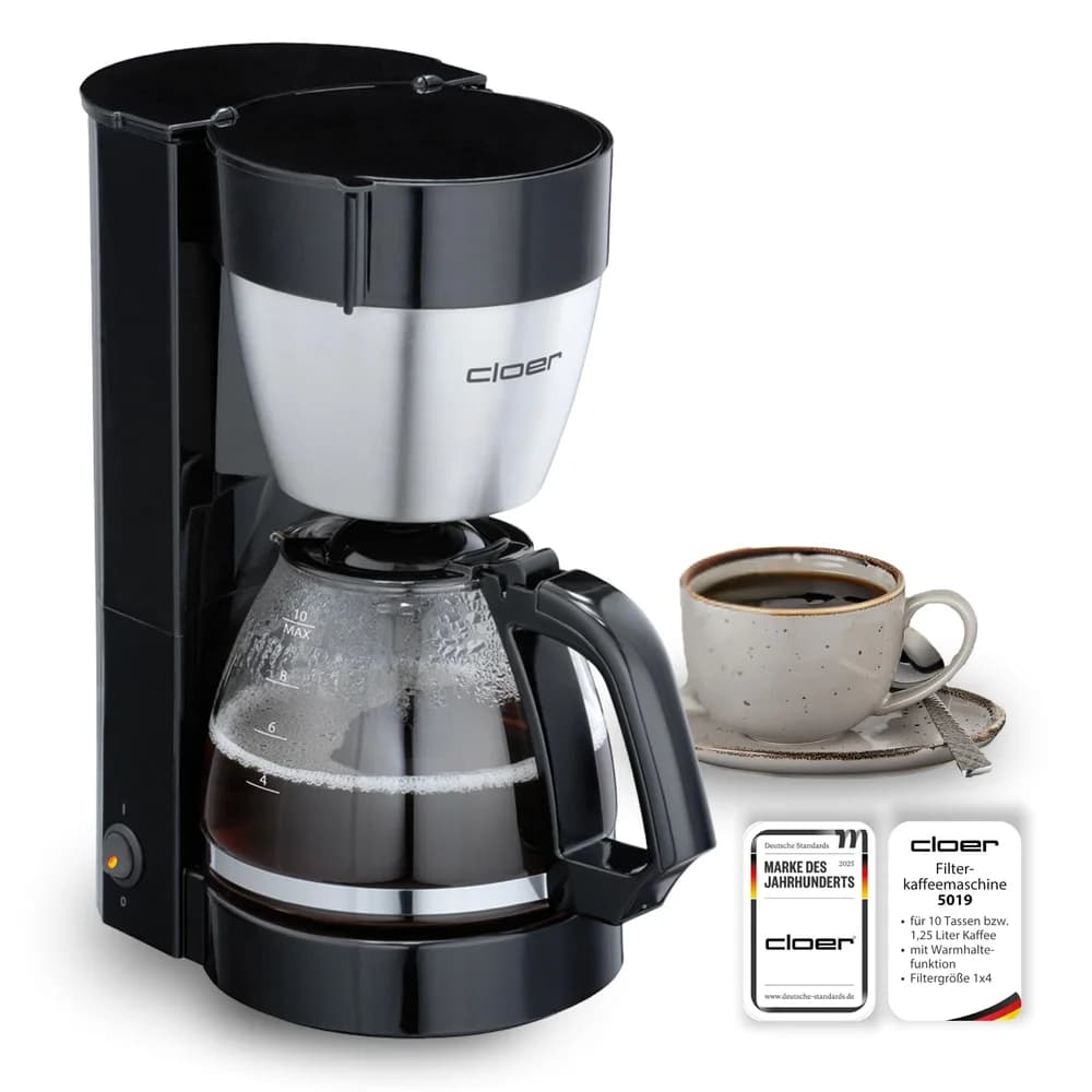 Cloer Kaffeeautomat 5019 eds/sw