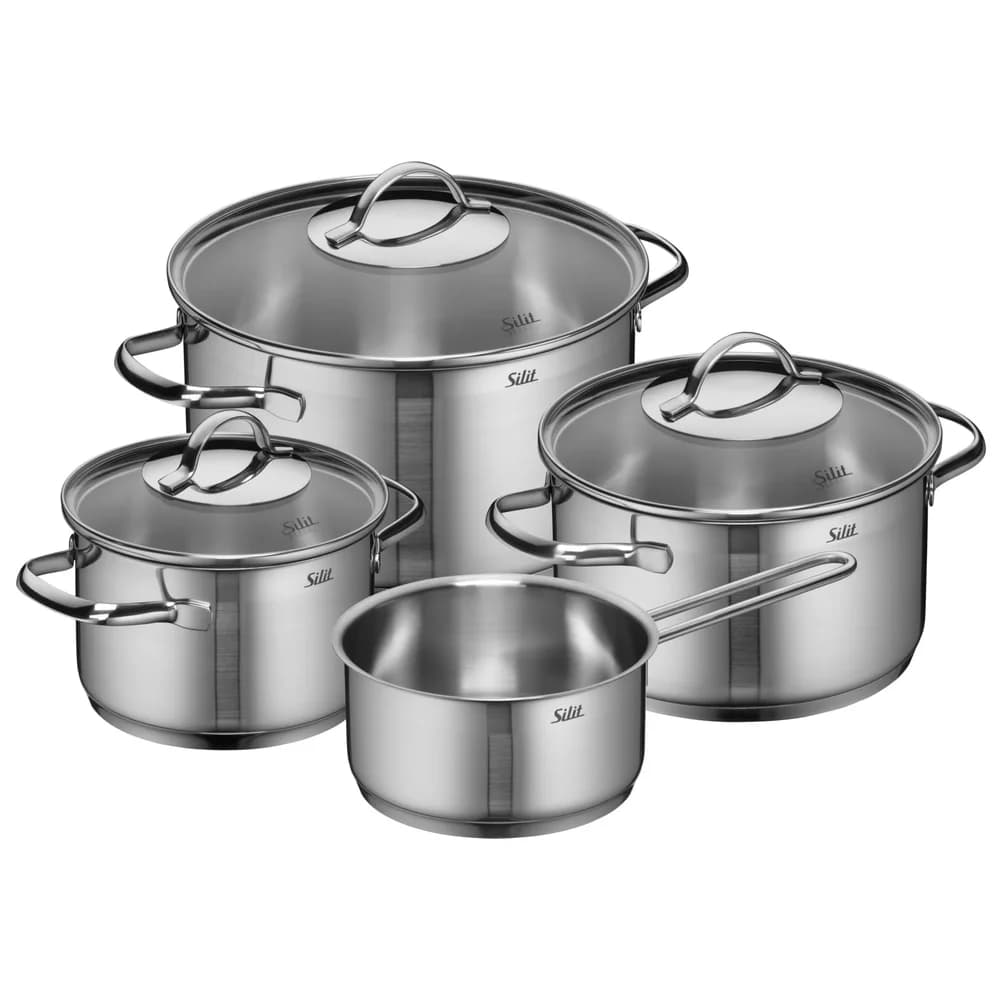 Silit Achat Topf-Set, 4-teilig 7116001663 4004633252900 - Silber
