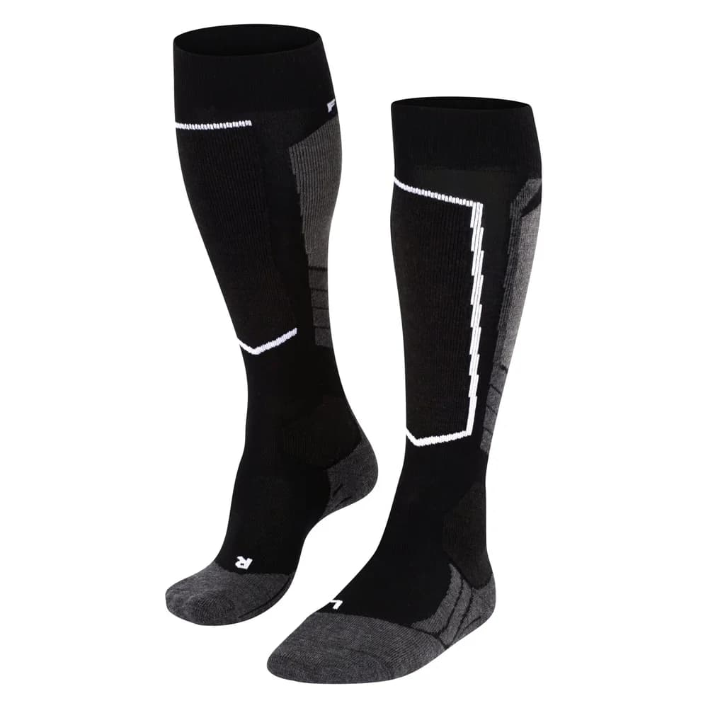 FALKE SK2 Skisocken aus Wolle Damen black mix 37-38
