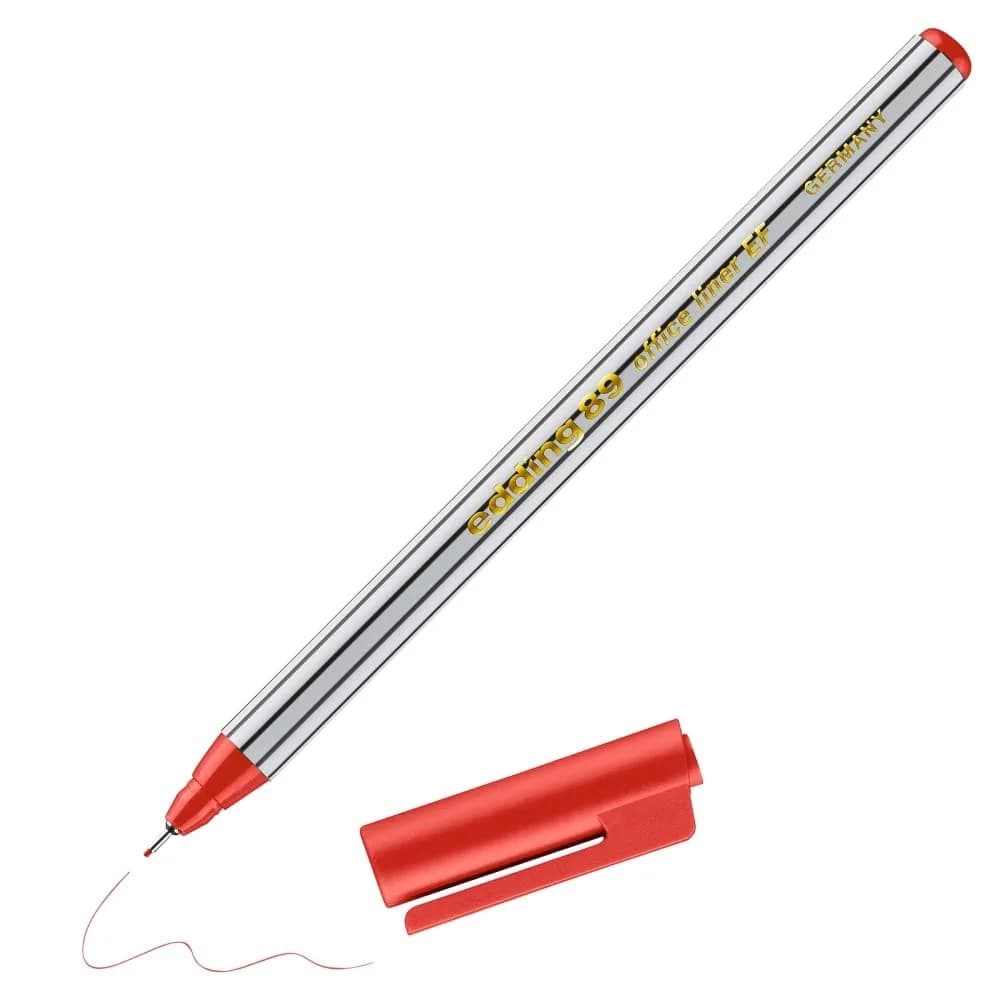 Edding Fineliner 89 office liner EF 4-89002 0,3mm rot