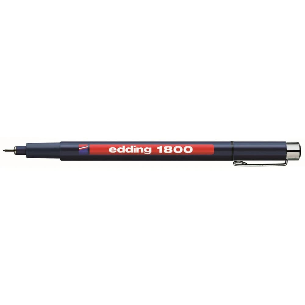 edding 1800 Fineliner 0.25 mm Schwarz