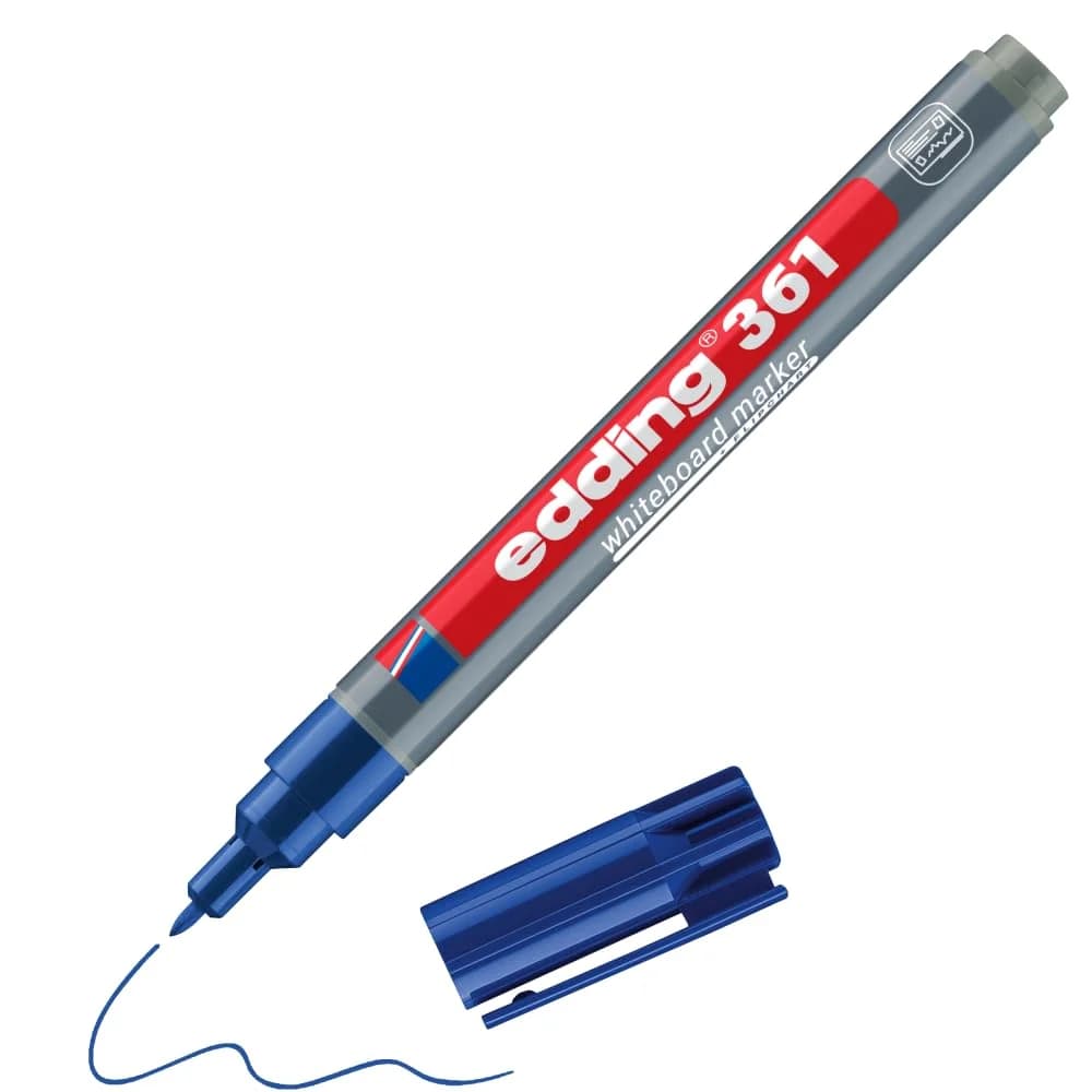 edding E-361 Whiteboard-Marker Blau Rundspitze 1 mm