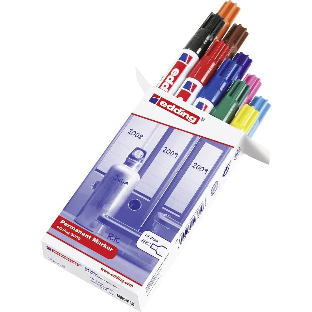 edding Permanentmarker permanent marker 10er Set 4-3000-999