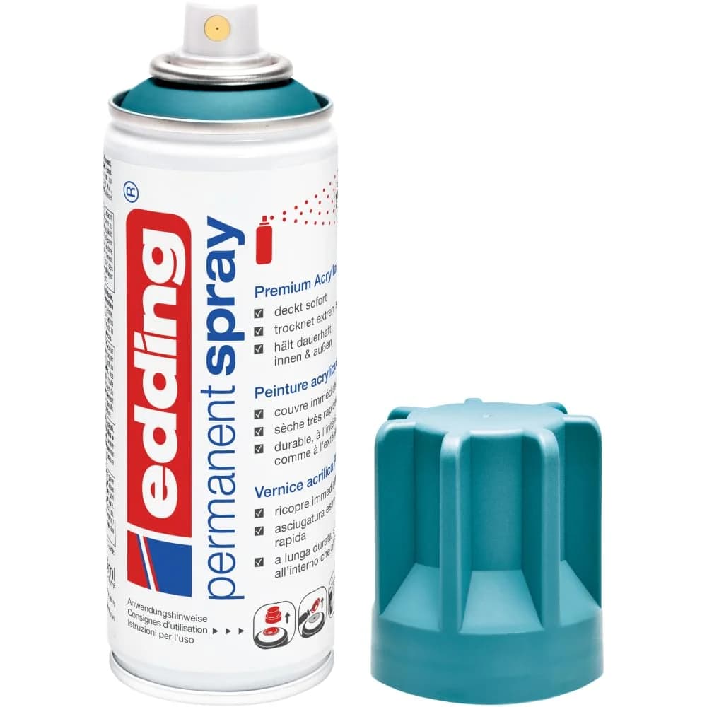 edding 5200 Permanentspray Premium Acryllack petrol matt 200 ml