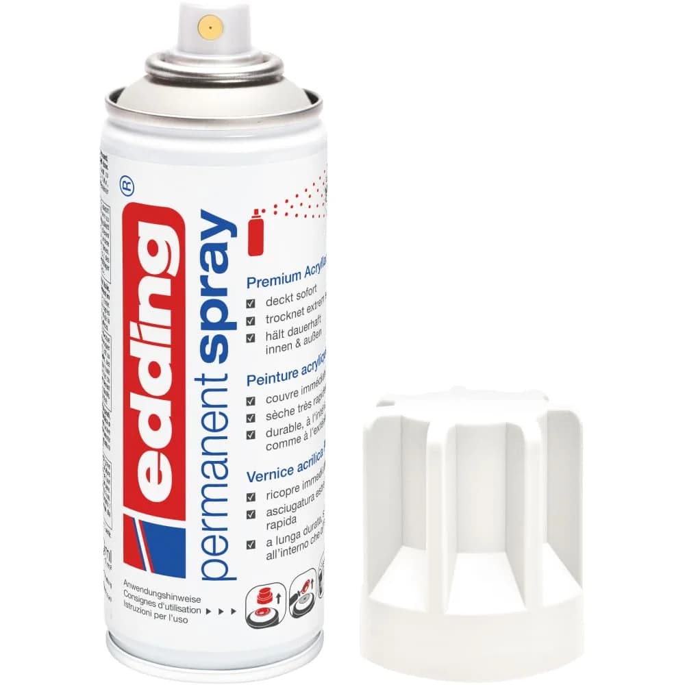 Edding Permanent Spray Premium Acryl-Farblack »5200« weiß